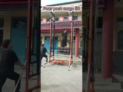 لیفت دو قله بار های هیدرولیک انبار بار لیفت دو قله راهنما 7m