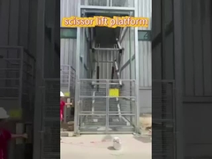 میز بلندکن هیدرولیک عمودی ثابت 3m 2000kg پلت فرم بلندکن قیچی ثابت