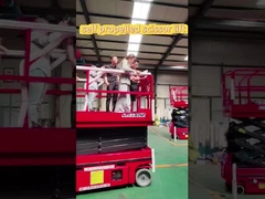 خودران 12m 14m قیچی لیفت باتری قیچی لیفت 10m ارتفاع کاری