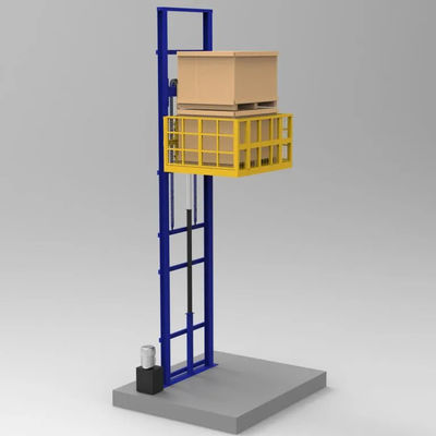 خرید آبی 500 کیلوگرم پلی فرم هیدرولیک لیفت بار برای داخلی و خارجی online manufacture