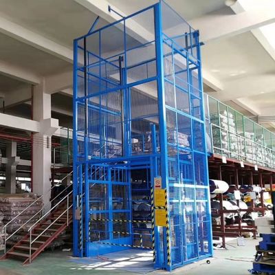 خرید 3m-9m Cage Lift هیدرولیک کاملا قفس عمودی بار لیفت انبار بار لیفت online manufacture