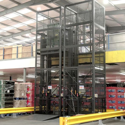 خرید هيدروليک 3T قفسه آسانسور 5m 3000kgs انبار بار آسانسور کارخانه کالاها آسانسور online manufacture