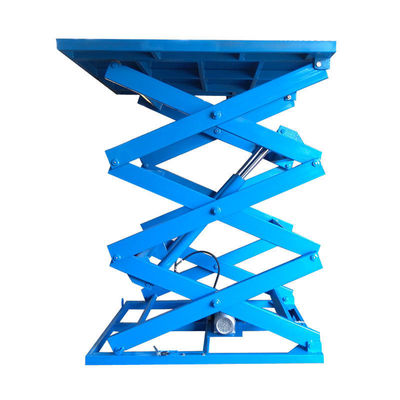 خرید 4 متر بلندکن قیچی ثابت 1000 کیلوگرم میز بلندکن قیچی دوگانه الکتریکی online manufacture