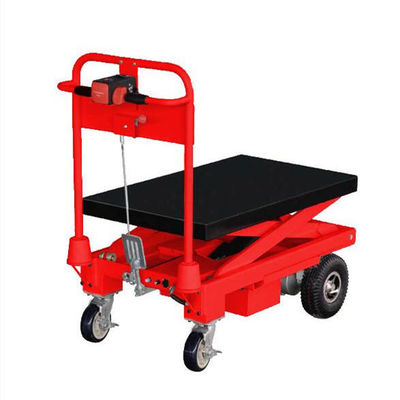 خرید 1500 کیلوگرم میز بلند دستی قیچی قرمز ماشین بلند هیدرولیک online manufacture