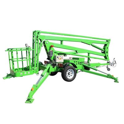 خرید 14 متری بلند کشنده گیلاس کشنده گره دار تریلر سطل بلند کننده بازوی تاشو online manufacture