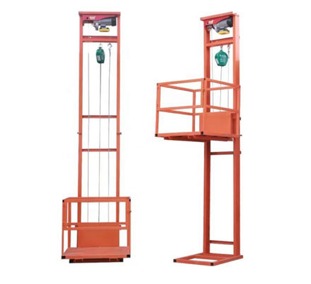 خرید 3m-10m 500kg آسانسور محموله های مسکونی هیدرولیک بالا بردن کالاهای عمودی online manufacture