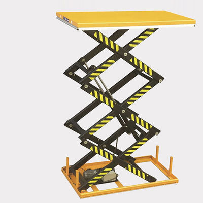 خرید پلت فرم هیدرولیک لیفت 1t ظرفیت 5m میز لیفت کارگو قیچی online manufacture