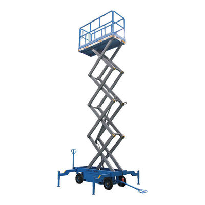 خرید 6m 8m 10m 12m قیچی هیدرولیک الکتریکی پلی فرم کاری هوایی online manufacture