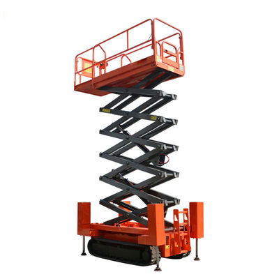 خرید 8m 10m Crawler خودران قیچی لیفت کار هوایی قیچی نوع هیدرولیک لیفت online manufacture