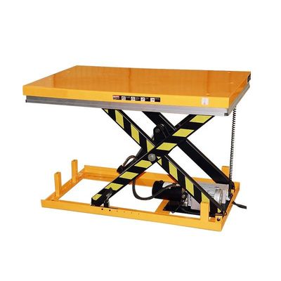 خرید 4 تن ظرفیت میز بلند کننده هیدرولیک کوچک پلت فرم بلند کننده قیچی ثابت online manufacture