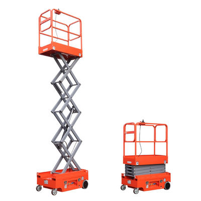 خرید 230kg خودران هیدرولیک پلی فرم بلند قیچی 8m قیچی بلند online manufacture