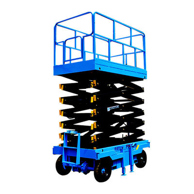 خرید 4 -10m 500kg پلت فرم بلندکن قیچی موبایل میز های بلندکن قیچی الکتریکی online manufacture