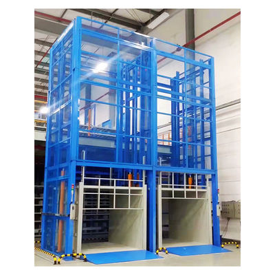 خرید آسانسور باربری کاملا قفس شده 3m 5m 7m 9m آسانسور باربری هیدرولیک برای انبار online manufacture