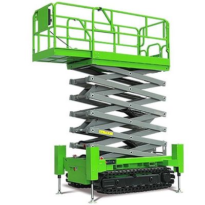 خرید پلت فرم کار هوایی 230kg خودران هیدرولیک ردیاب قیچی لیفت online manufacture