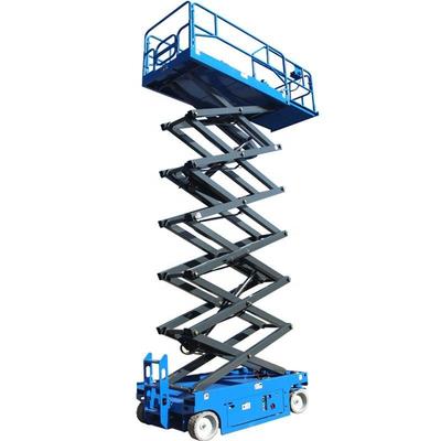 خرید 14m Height Electric Scissor Lift Platform Self Propelled Scissor Lift Table تولید آنلاین