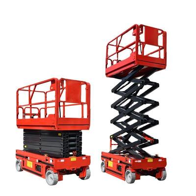 خرید Electric Hydraulic Scissor Lift 4m - 14m Self Propelled Scissor Lift تولید آنلاین