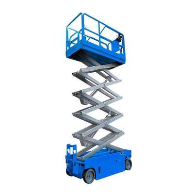 خرید Mobile Hydraulic 6 - 10m Height Self Propelled Scissor Lift تولید آنلاین