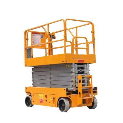 خودران 12m 14m قیچی لیفت باتری قیچی لیفت 10m ارتفاع کاری