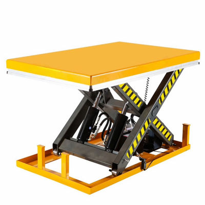 4000kg ظرفیت ثابت هیدرولیک قیچی لیفت عمودی میز کوچک لیفت