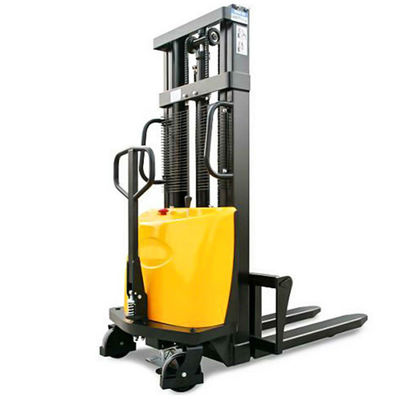 2 تن خود پالت Side Lifter Stacker الکتریکی Semi Electric Amp Reclaimer