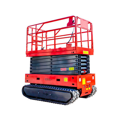بلندکننده قیچی 200kg 320kg 450kg پلی فرم بلندکننده الکتریکی خزنده
