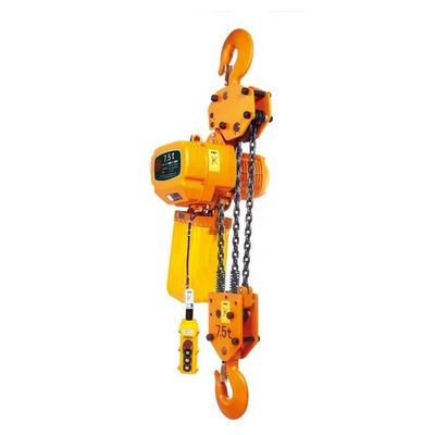ظرفیت بلند کردن زنجیر الکتریکی 0.25 تن - 7.5 تن برای کارگاه