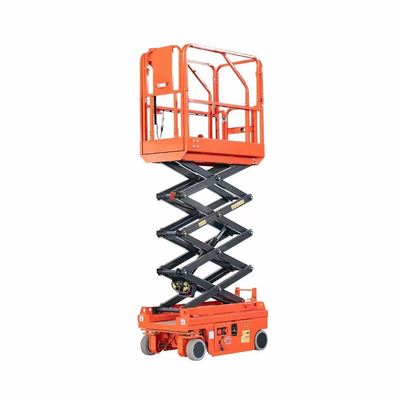 320kg 6m مینی هیدرولیک پلی فرم بلند قیچی الکتریکی خودران قیچی بلند