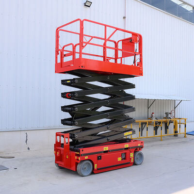6m 8m 10m Mobile Scissor Lift Small Self Propelled Aerial Work Platform