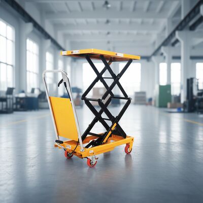 سکوی بالابر دستی 500 کیلوگرم وسیله نقلیه بالابر بار کوچک سیار