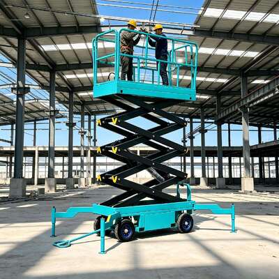 پلتفرم بلندکننده اسکار الکتریکی 4m - 10m ارتفاع 500kg مرد بلندکننده